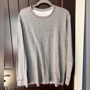 RECLAIM Gray Long Sleeve Men's Shirt